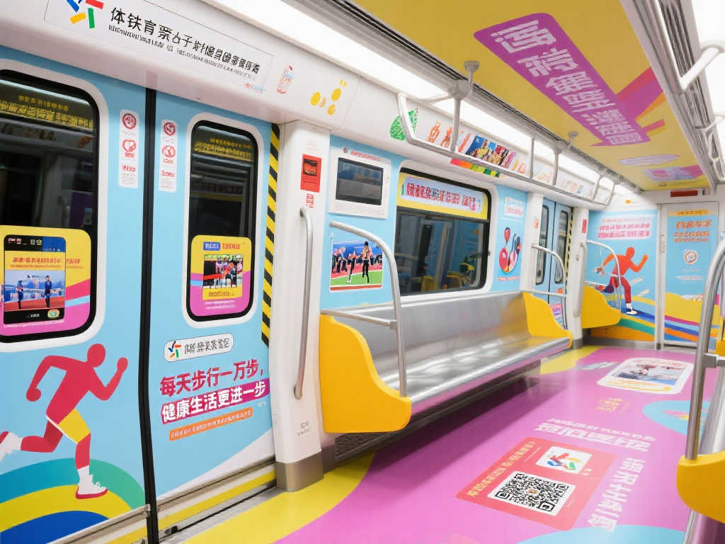 体彩主题地铁专列开通，传递全民健身正能量